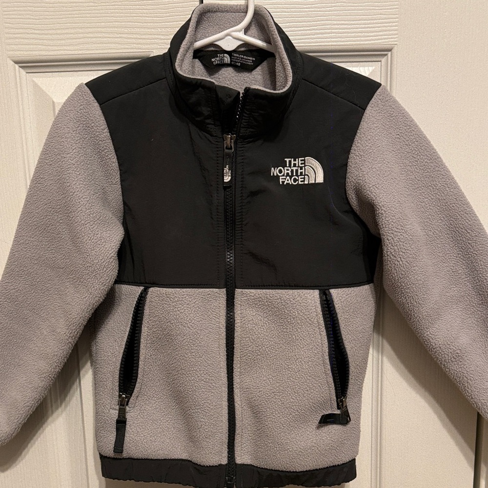 The North Face Black and Gray Fleece Jacket